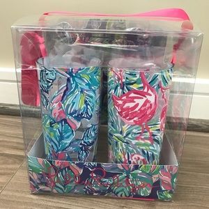 Lilly Pulitzer set of 4 cups